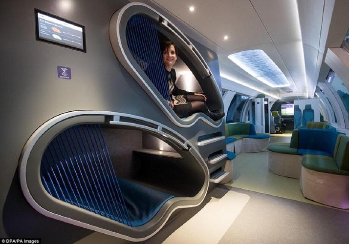 德国推出"未来列车",座椅可旋转,自带健身房